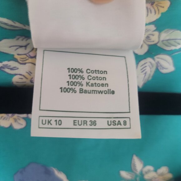 Laura Ashley Vintage 80s Floral Dress EUC size 8 - Picture 10 of 13